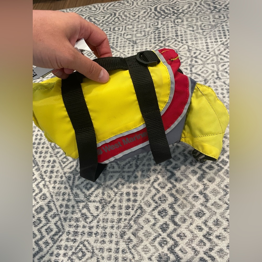 West Marine Dog Life Jacket - Yellow and Red XS